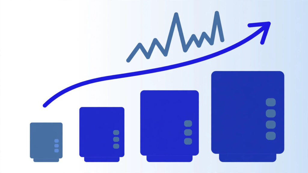 Elastic on-demand scaling of a cloud VPS to handle traffic spikes