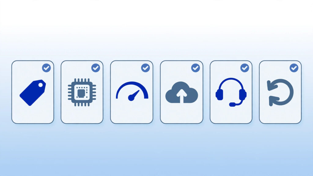 Six review criteria we use to evaluate VPS providers