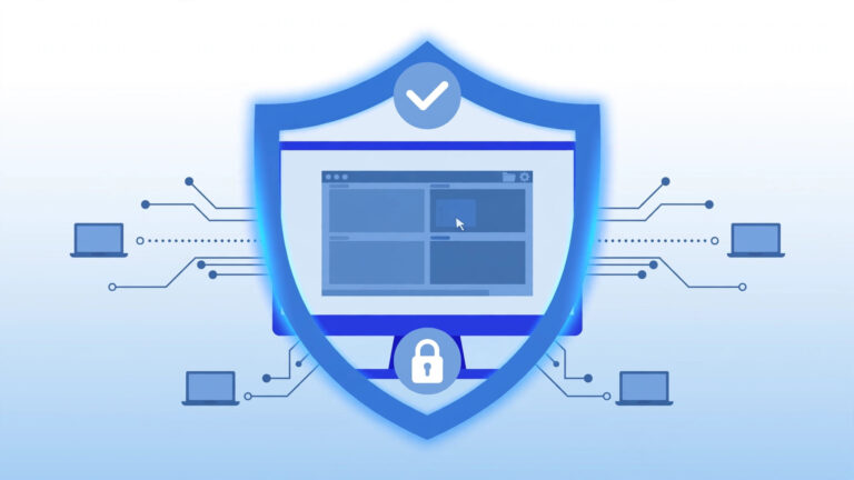 Is RDP safe? Featured illustration showing RDP security risks and best practices for protecting a remote desktop
