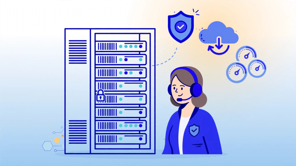Managed VPS hosting – provider handles server maintenance