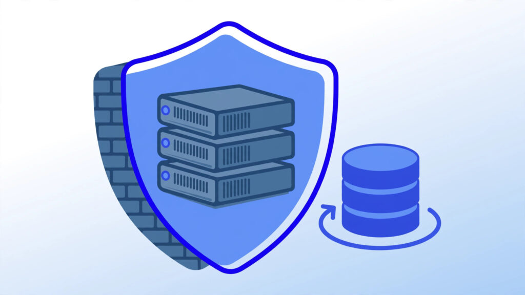 Illustration of firewall and SSH security configuration for a new VPS