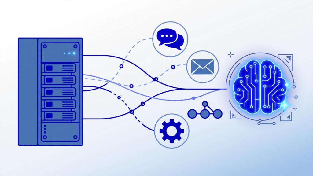 ai automation server - n8n workflows running on a vps with ai