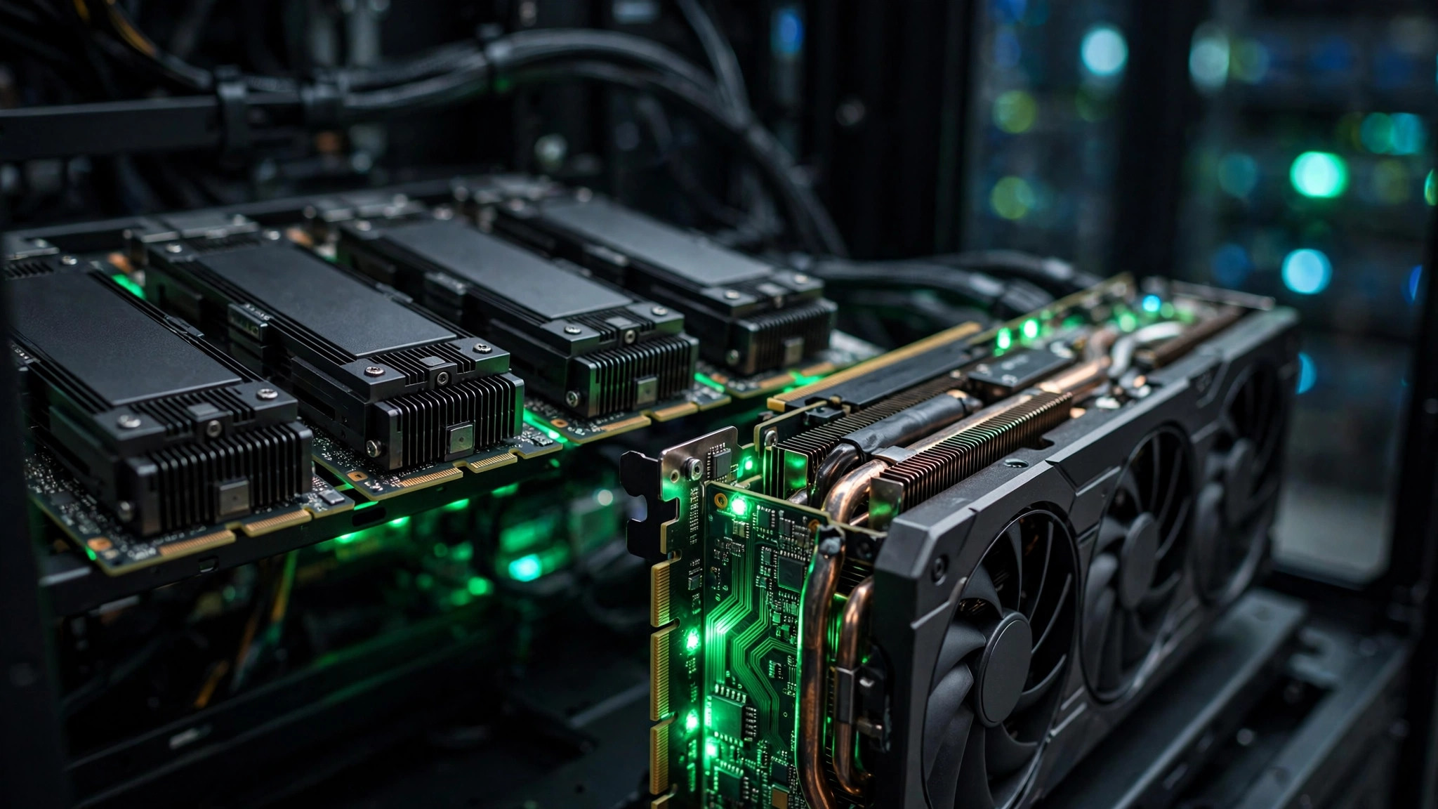 nvme ssd storage and gpu for ai website hosting