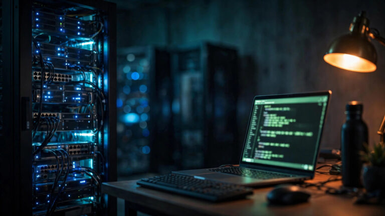 Host your own AI API on a VPS — server with API endpoint illustration