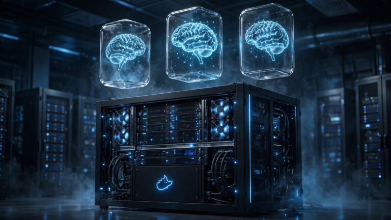 Server running AI apps with Docker containers on a VPS