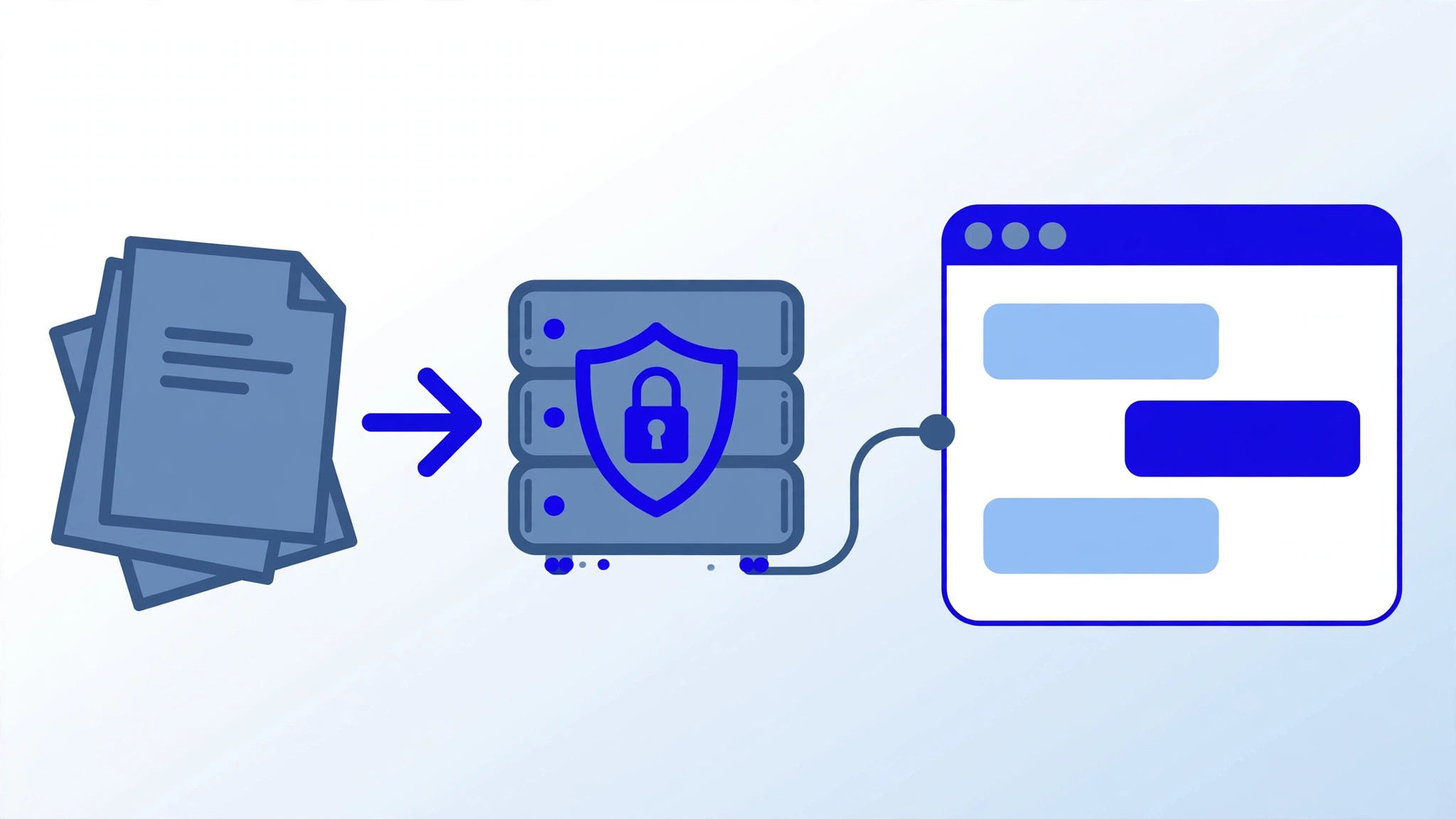 private self-hosted ai chat with documents on vps